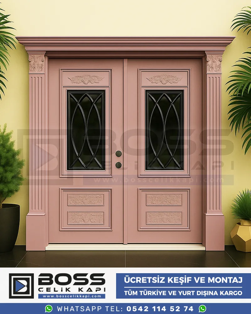 Bio-pink-Villa-kapisi-celik-kapi