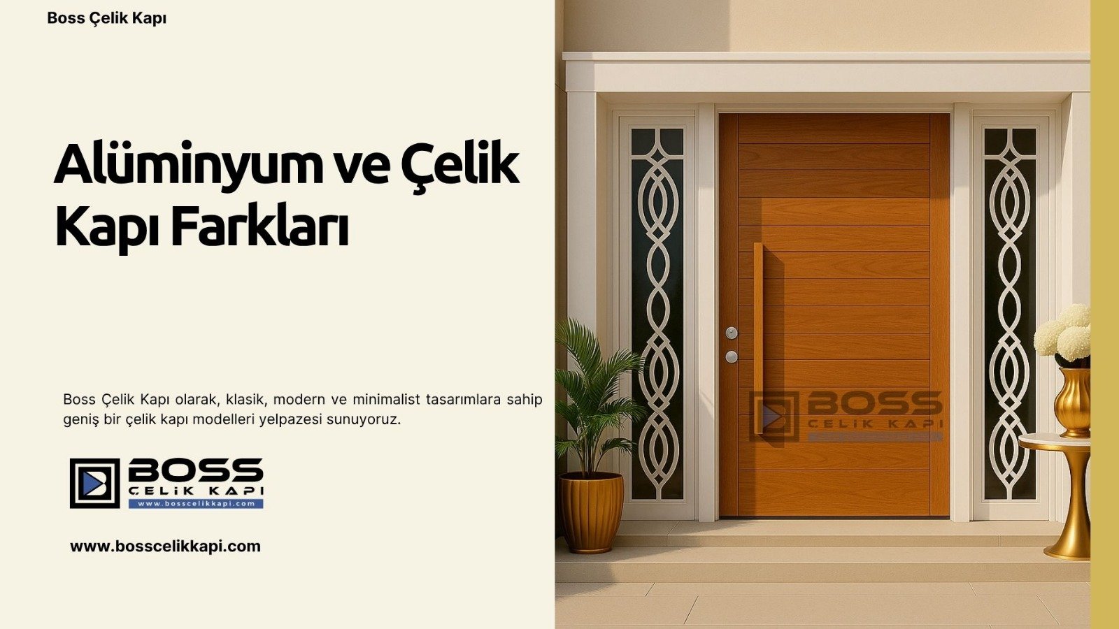 Alüminyum Ve Çelik Kapı Karşılaştırması 2 Boss Çelik Kapı