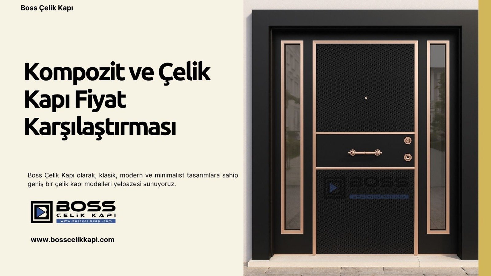 Kompozit Ve Çelik Kapı Fiyat 2 Boss Çelik Kapı