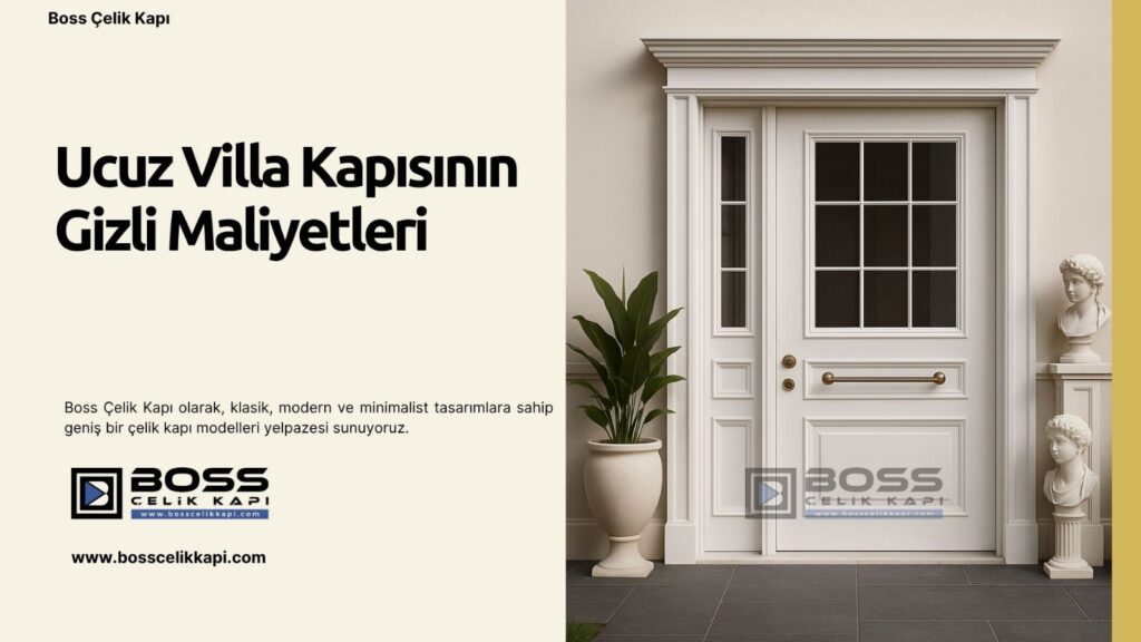 Ucuz Villa Kapısının Gizli Maliyetleri 13 Boss Çelik Kapı