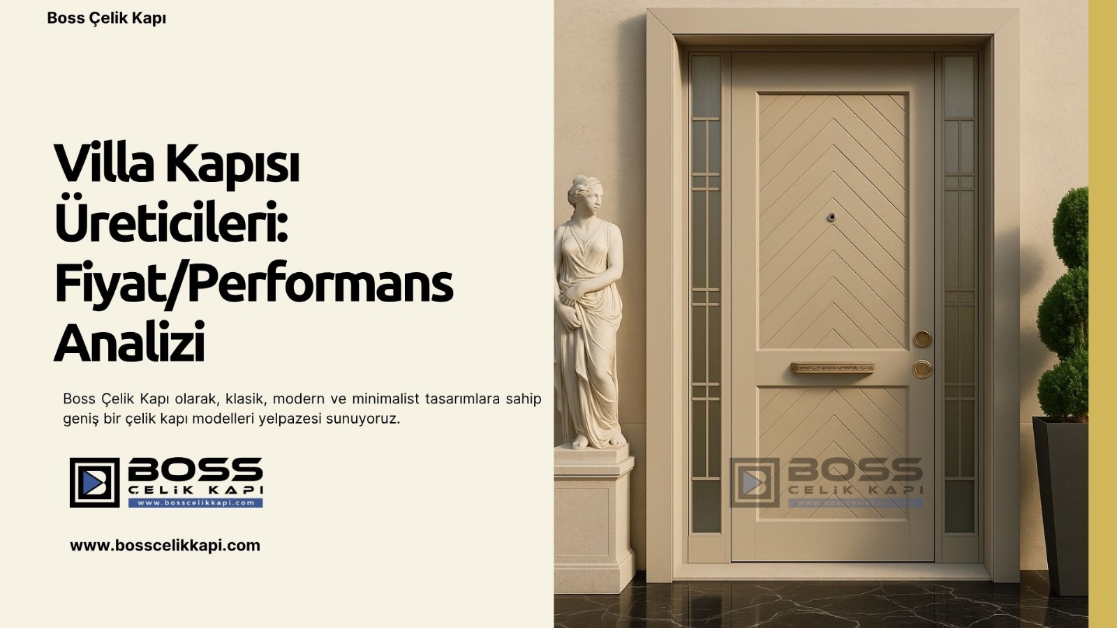 Villa Kapısı Üreticileri 2 Boss Çelik Kapı