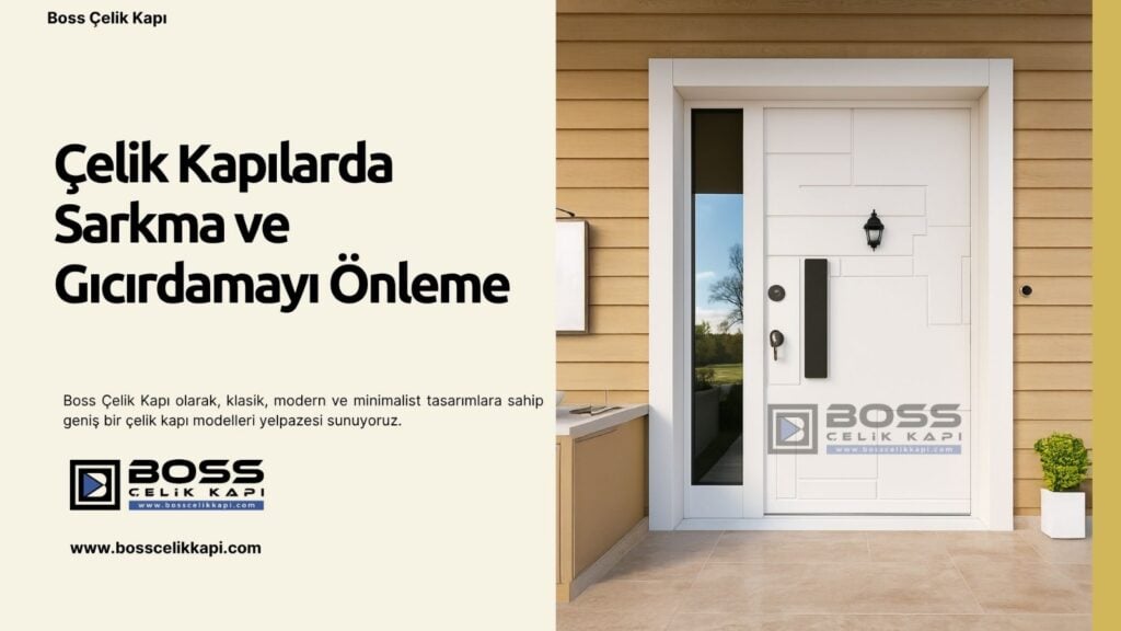 Çelik Kapı Sarkması Ve Gıcırdaması Nasıl Önlenir? 2 Boss Çelik Kapı