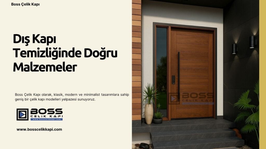 Dış Kapı Temizliği Nasıl Yapılır? 1 Boss Çelik Kapı