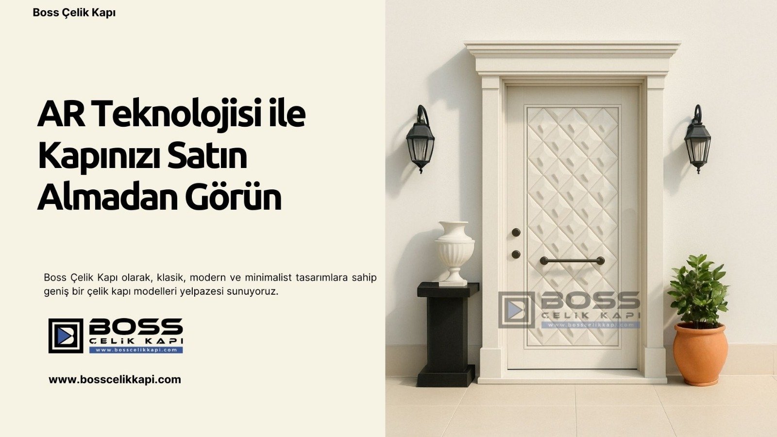 Ar Teknolojisi Ile Villa Kapınız 2 Boss Çelik Kapı