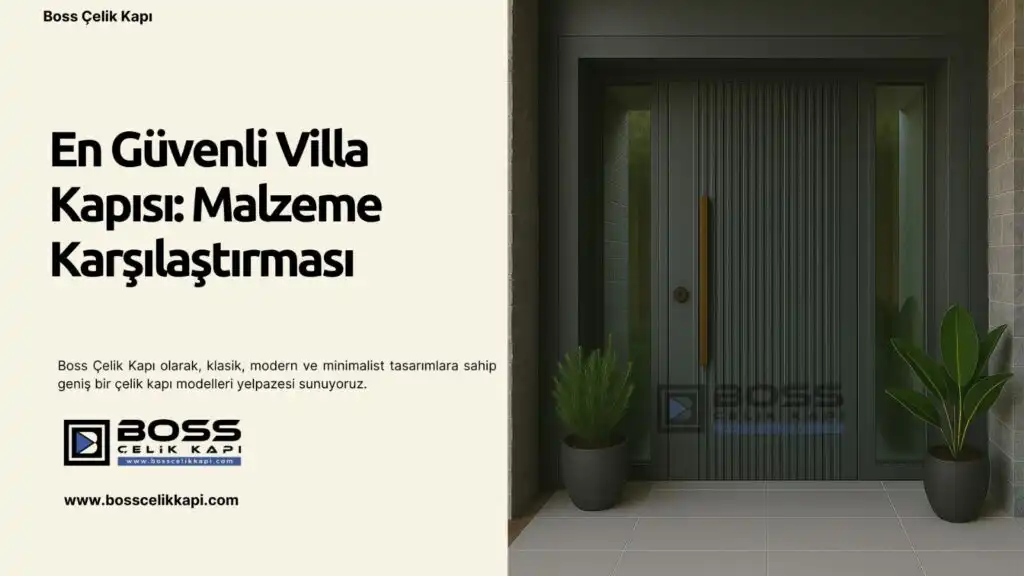 En Güvenli Villa Kapısı Hangisi? 16 Boss Çelik Kapı