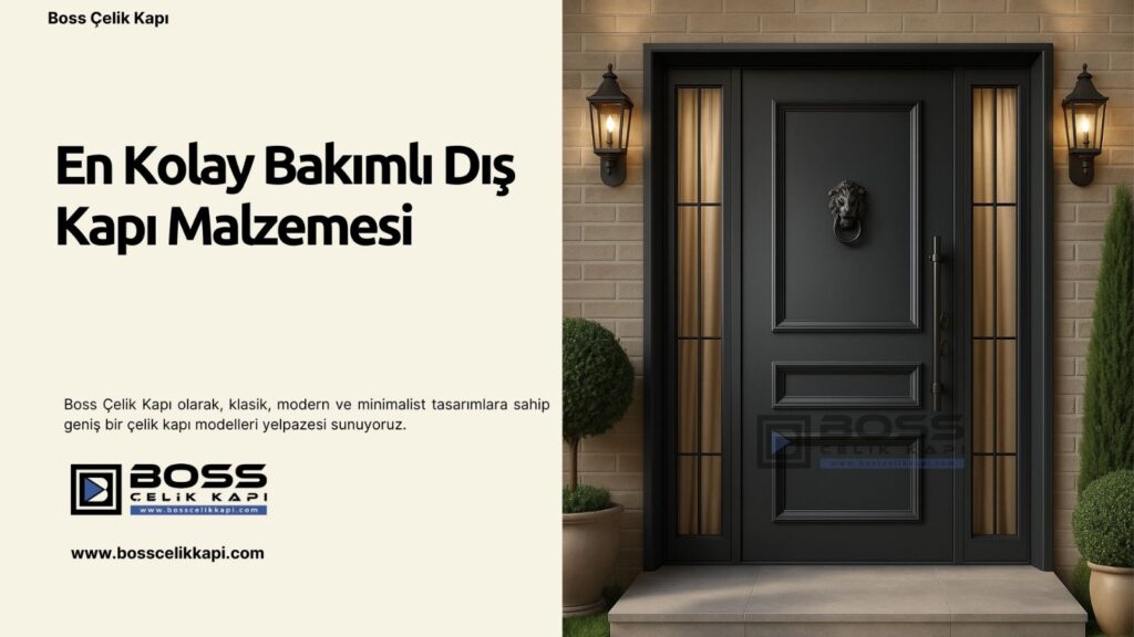 En Kolay Bakımlı Dış Kapı Malzemesi Hangisi? 13 Boss Çelik Kapı