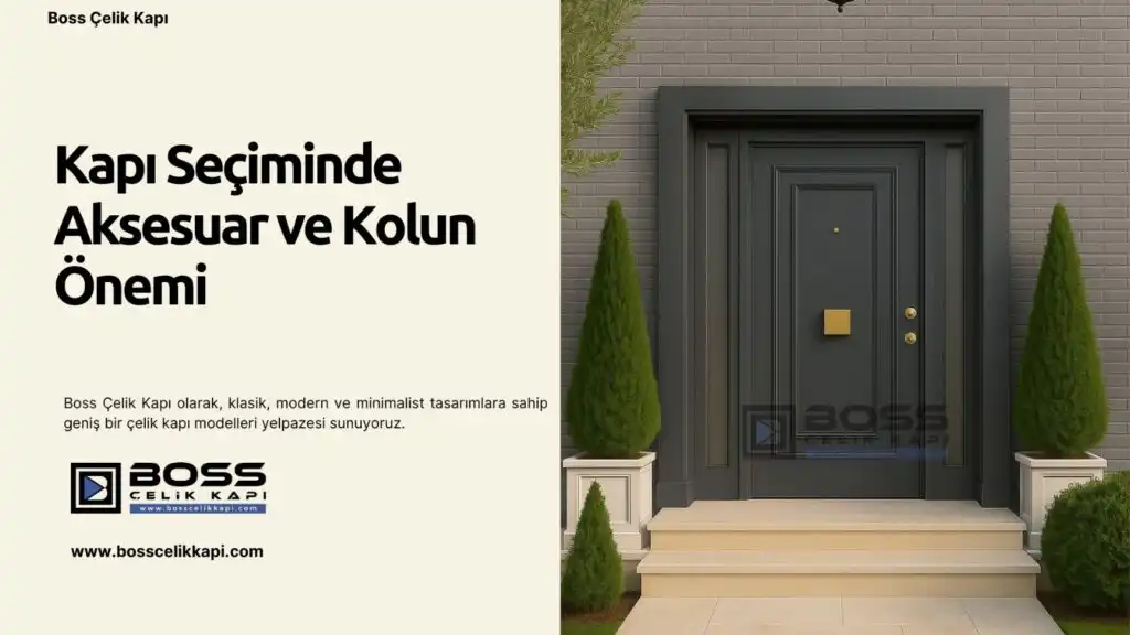 Villa Kapısı Aksesuar Ve Kol Seçimi 6 Boss Çelik Kapı