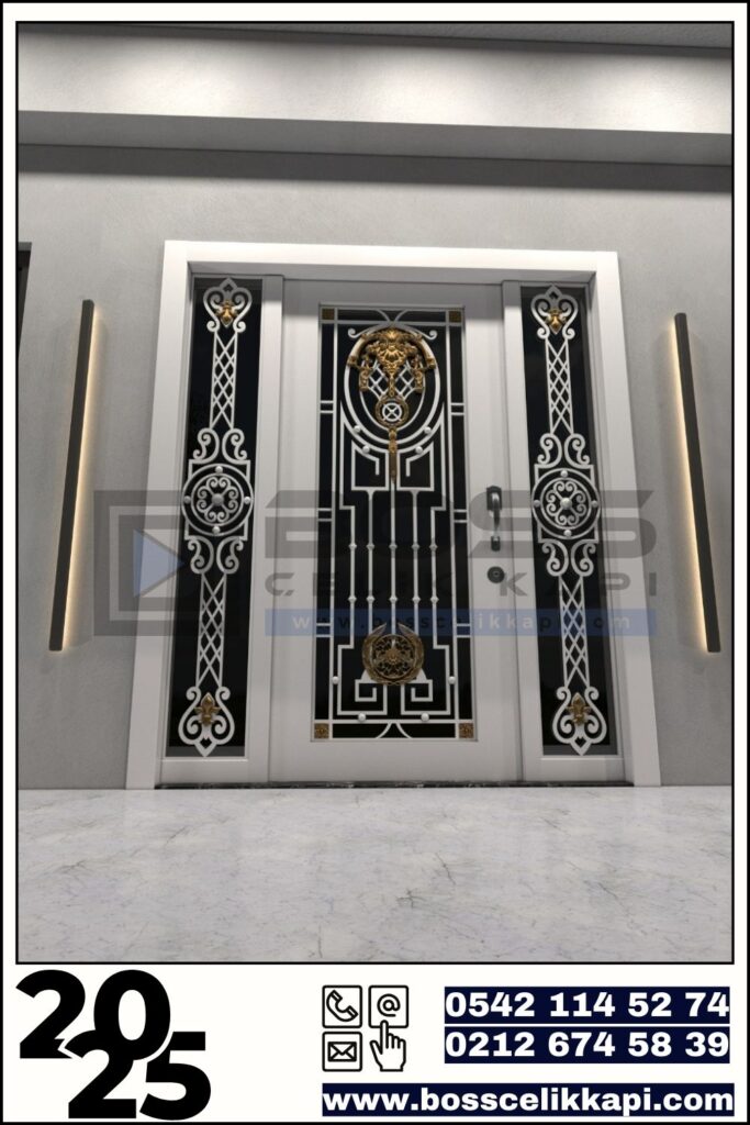 Hibrit Malzemeler: 2026 Çelik Kapı Trendlerinde Neler Var? 1 Ezine Dis Kapi Modelleri 2025 Villa Kapisi Fiyatlari.jpg