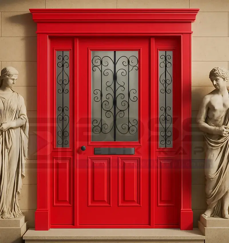 Ahşap Villa Kapısı Caterina