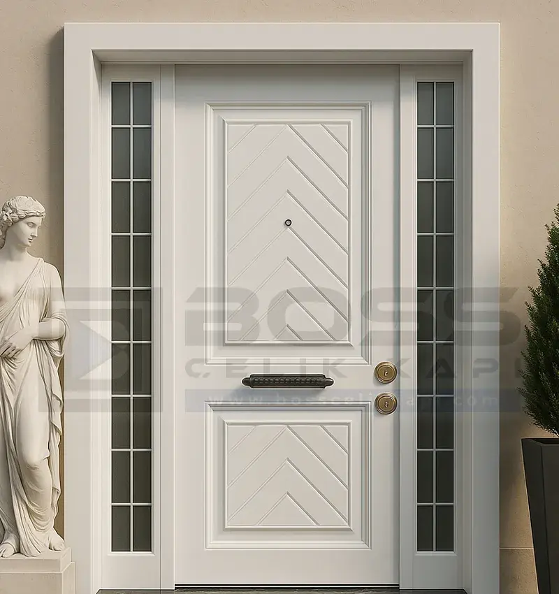 Beyaz Villa Kapısı Chiara