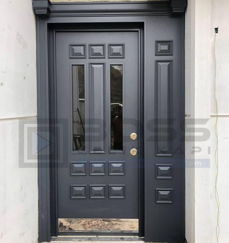 Antrasit Gri Dış İklim Villa Kapısı 256