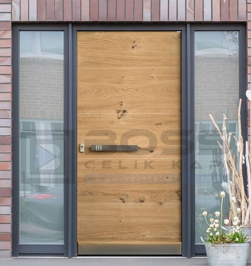 İreko Ahşap Kaplama Çelik Villa Kapısı 263