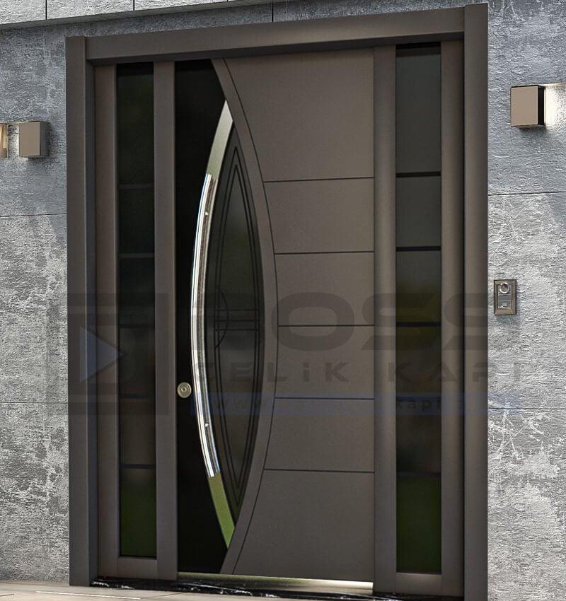 Kompozit Kompakt Çelik Villa Kapısı Modelleri 252