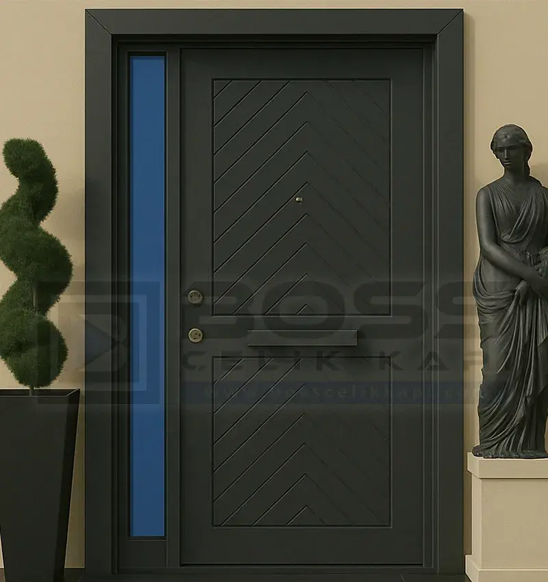 Siyah Villa Kapısı New Maze
