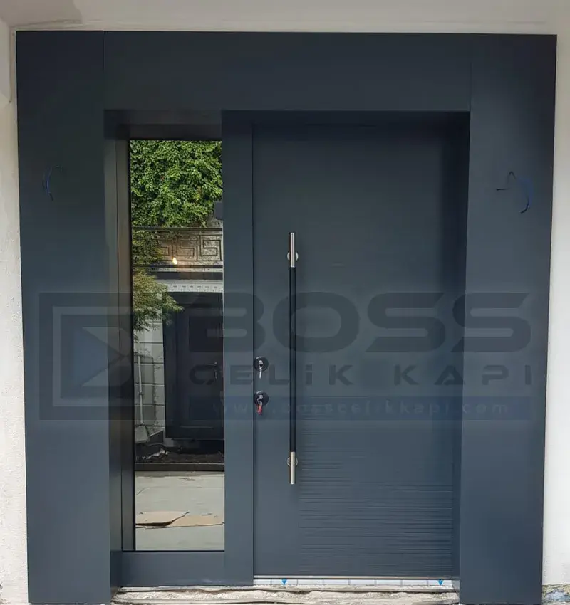 Antrasit Kompakt Villa Kapısı