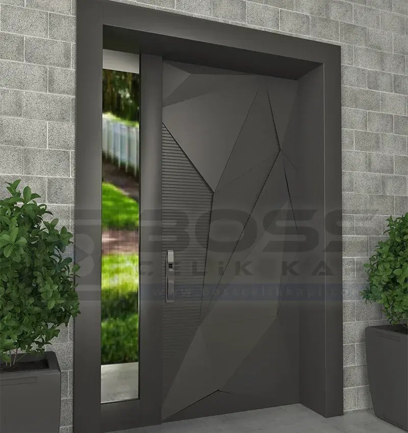 Lamborghini Camlı Villa Kapısı