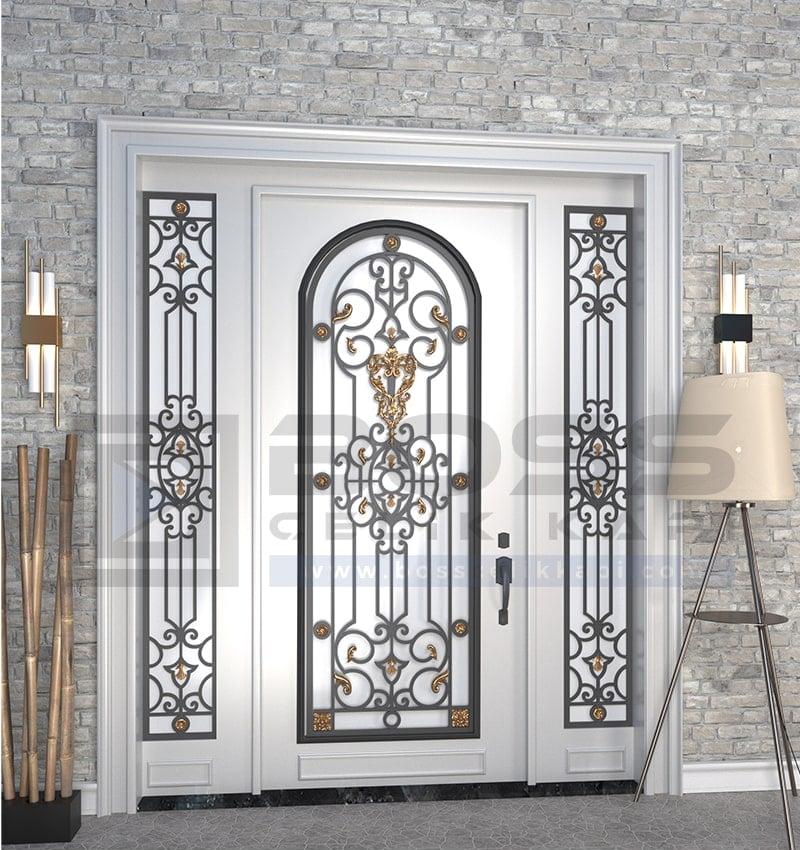 Ferforje Villa Kapısı Beyaz