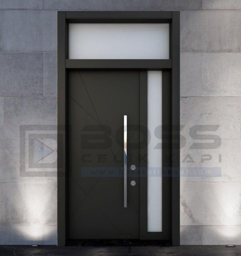 Kompozit Villa Kapısı Geometrik Desenli