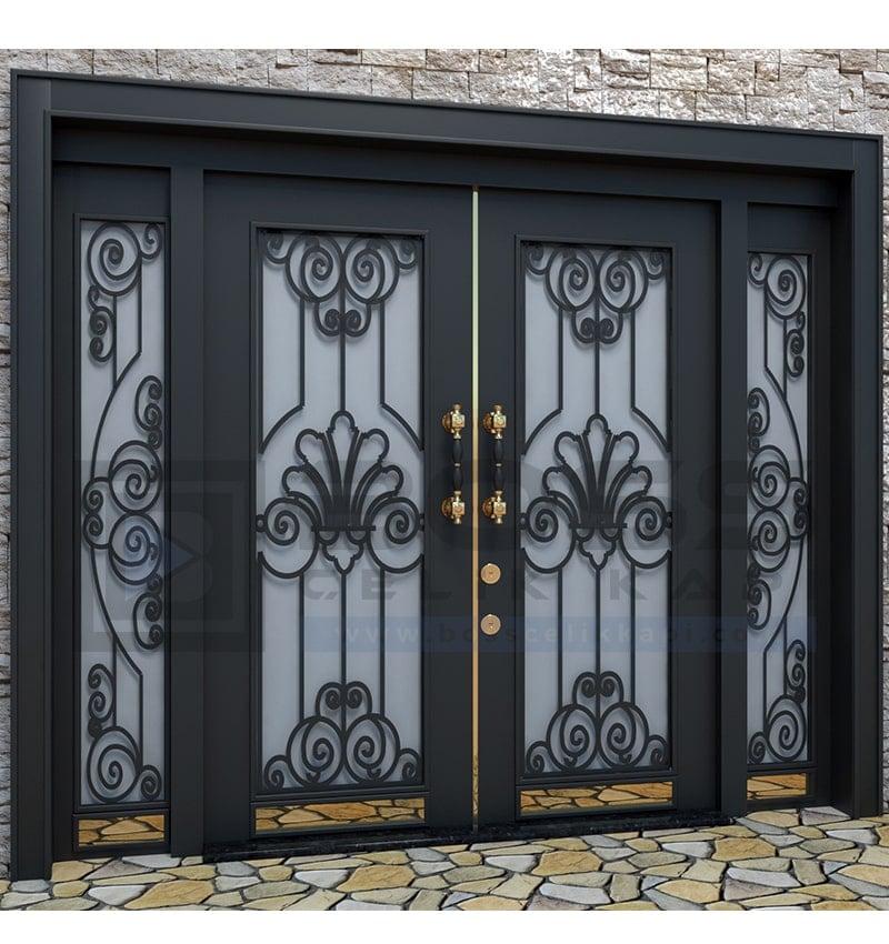 Kompozit Villa Kapısı Ferforjeli