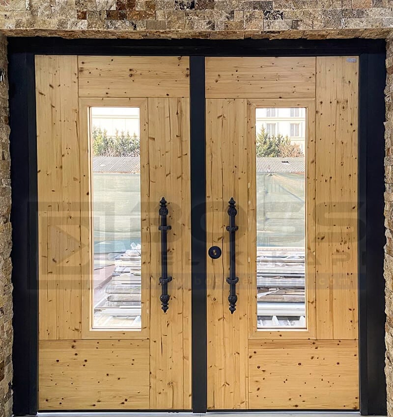 Siyah Villa Kapısı Poseidon