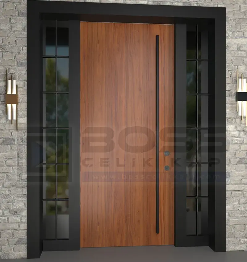 Siyah Maun Kompozit Villa Kapısı