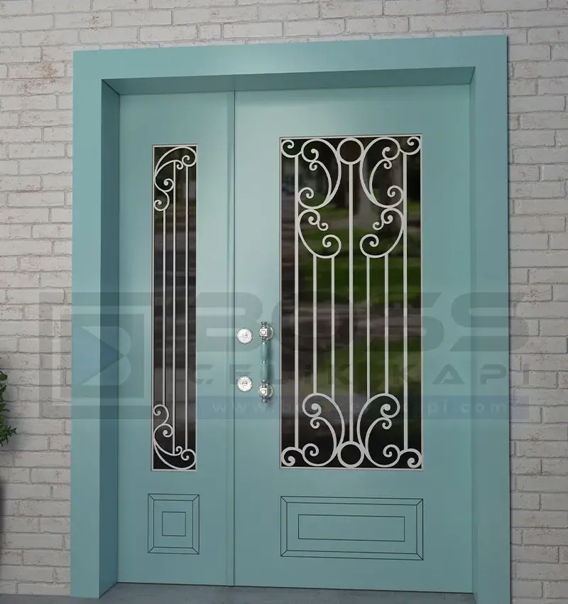 Su Yeşili Compact Villa Kapısı