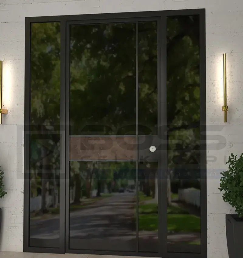 Temperli Cam Villa Kapısı