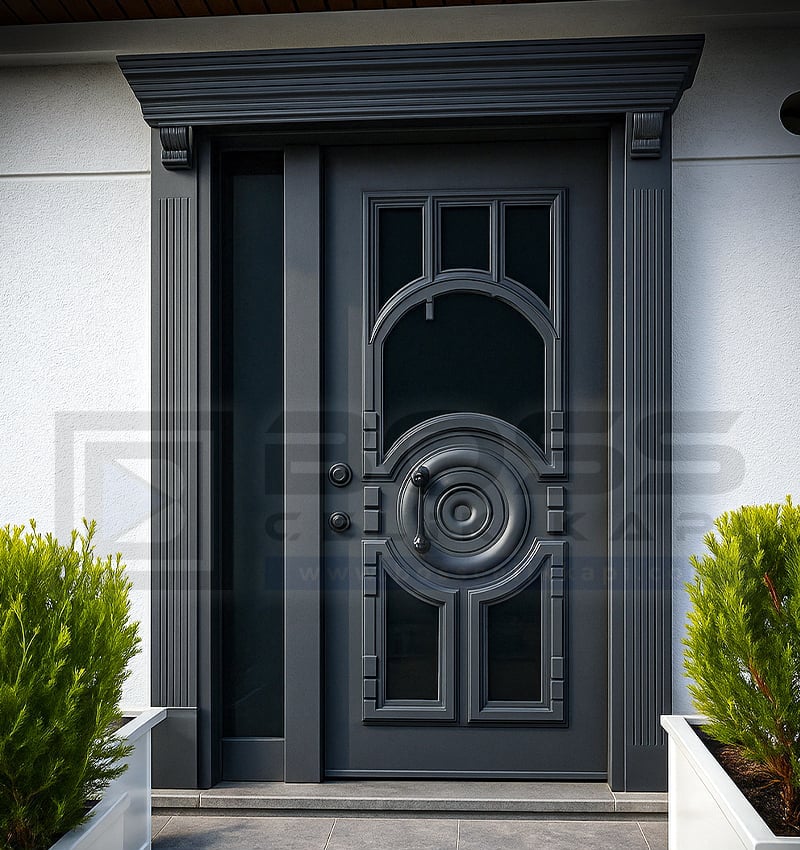 Ahşap İşlemeli Klasik Villa Kapısı 264