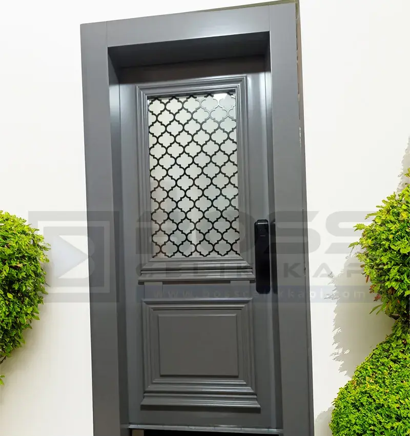 Lake Antrasit Çelik Villa Kapısı