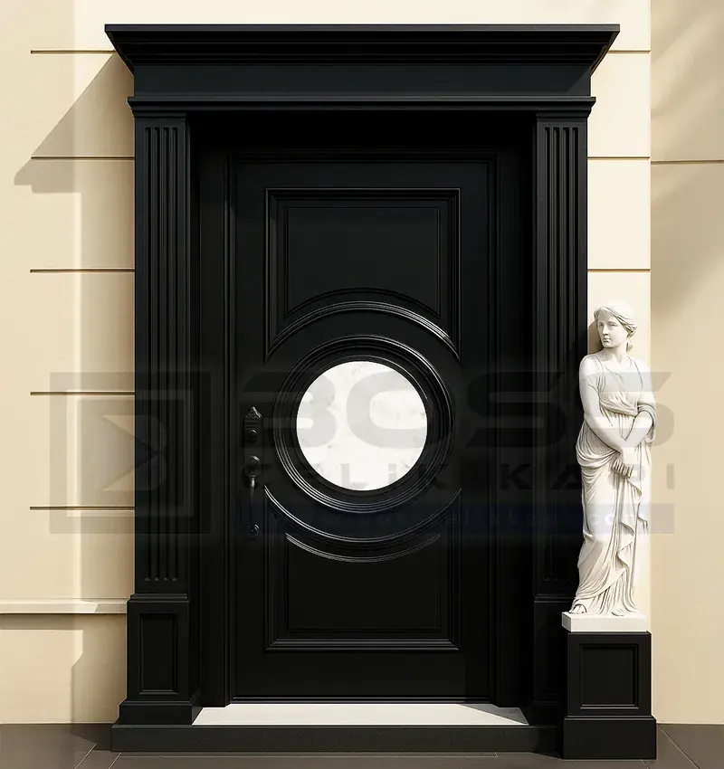 Siyah Villa Kapısı Yalıkavak