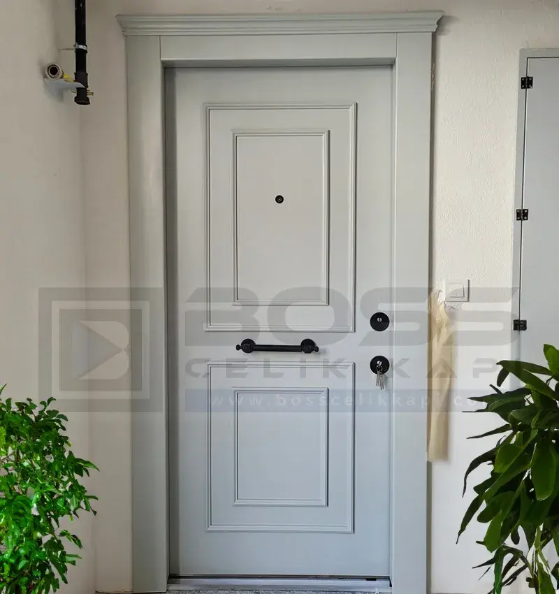 Açık Gri Lake Çelik Kapı