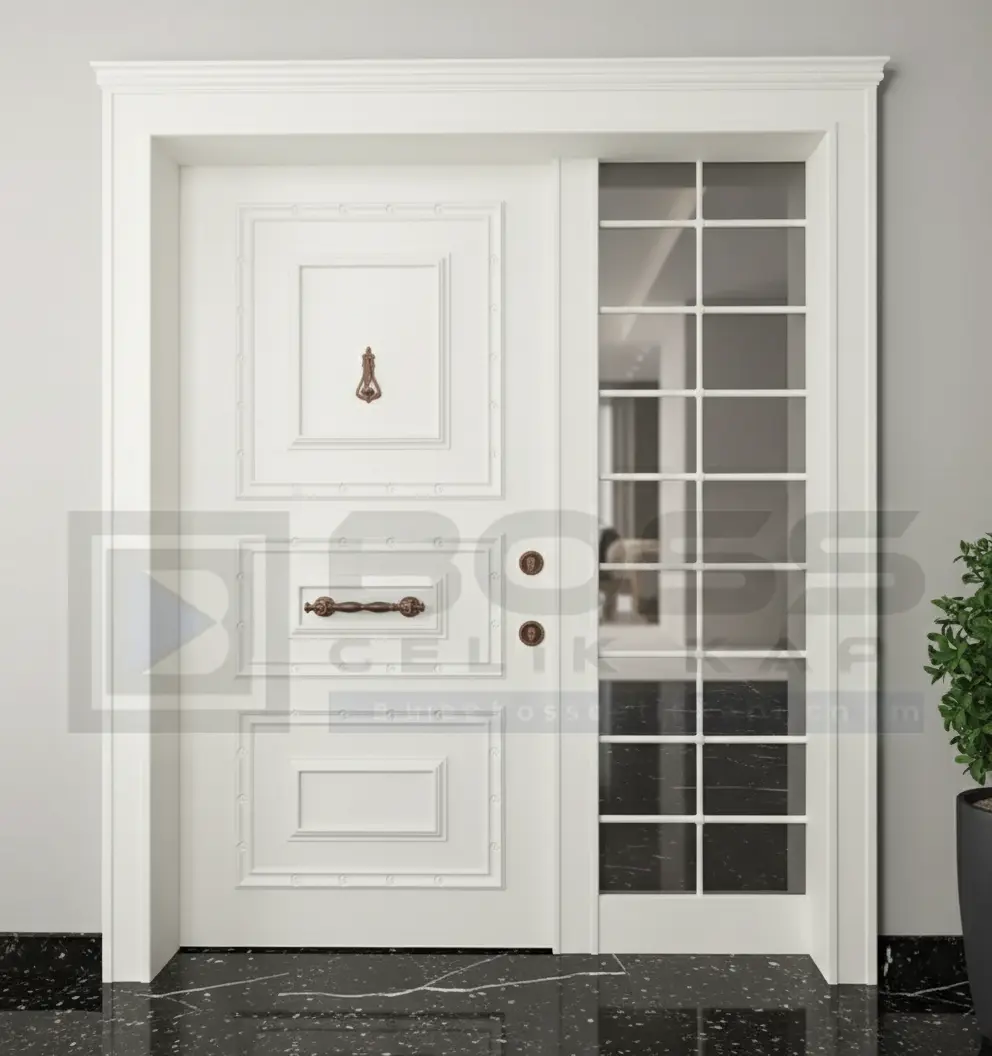 Ahşap Çelik Villa Kapısı Ferforjeli Wood 4 Ahşap Çelik Villa Kapısı Ferforjeli Wood - Görsel 2