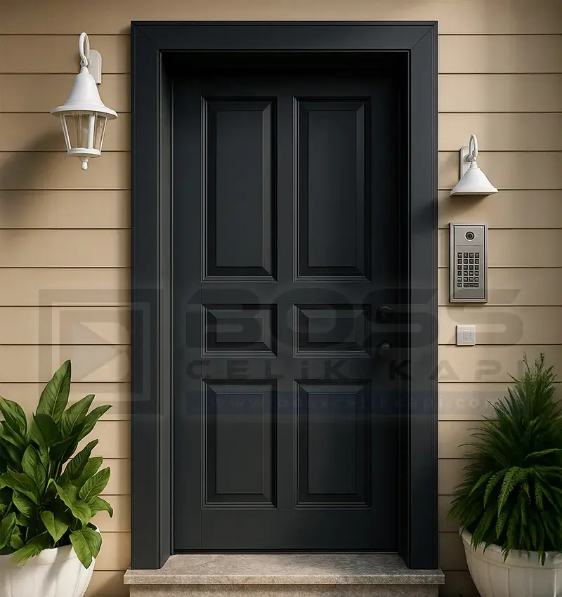 Antrasit Çelik Kapı Athena