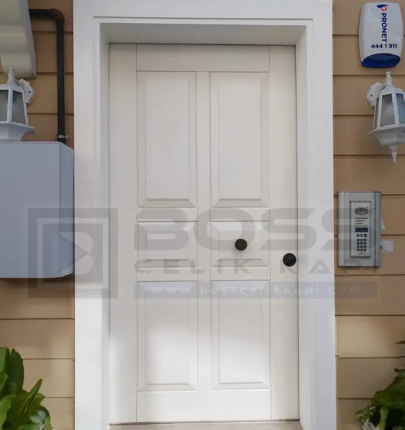 Beyaz Çelik Kapı Albina