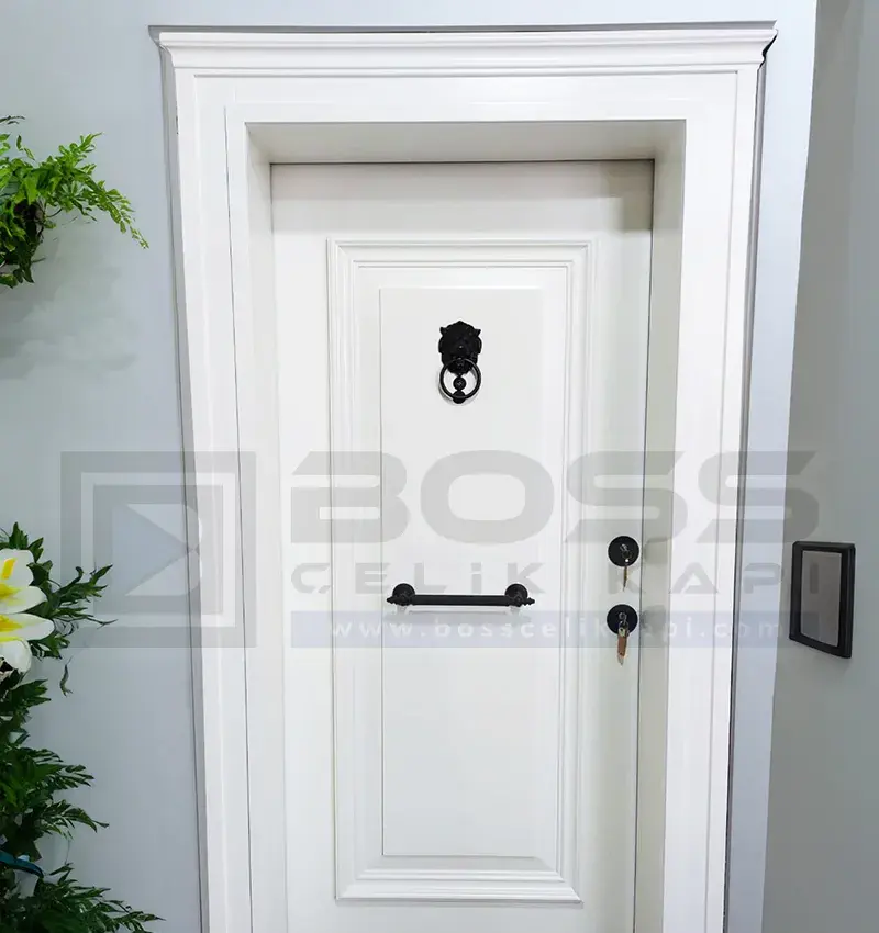 Beyaz Çelik Kapı Gloria