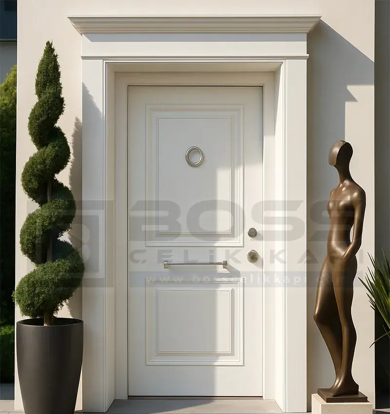 Beyaz Çelik Kapı Torres