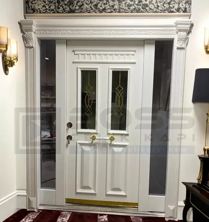 Beyaz Gold Villa Kapısı Modelleri 2024 Fiyatları