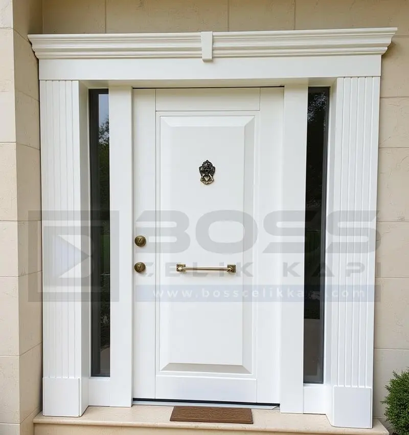 Beyaz Villa Kapısı Martin