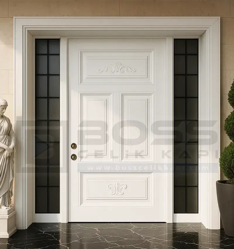 Beyaz Villa Kapısı Simona