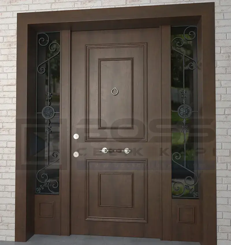 Ferforje Masif Villa Kapısı Milano