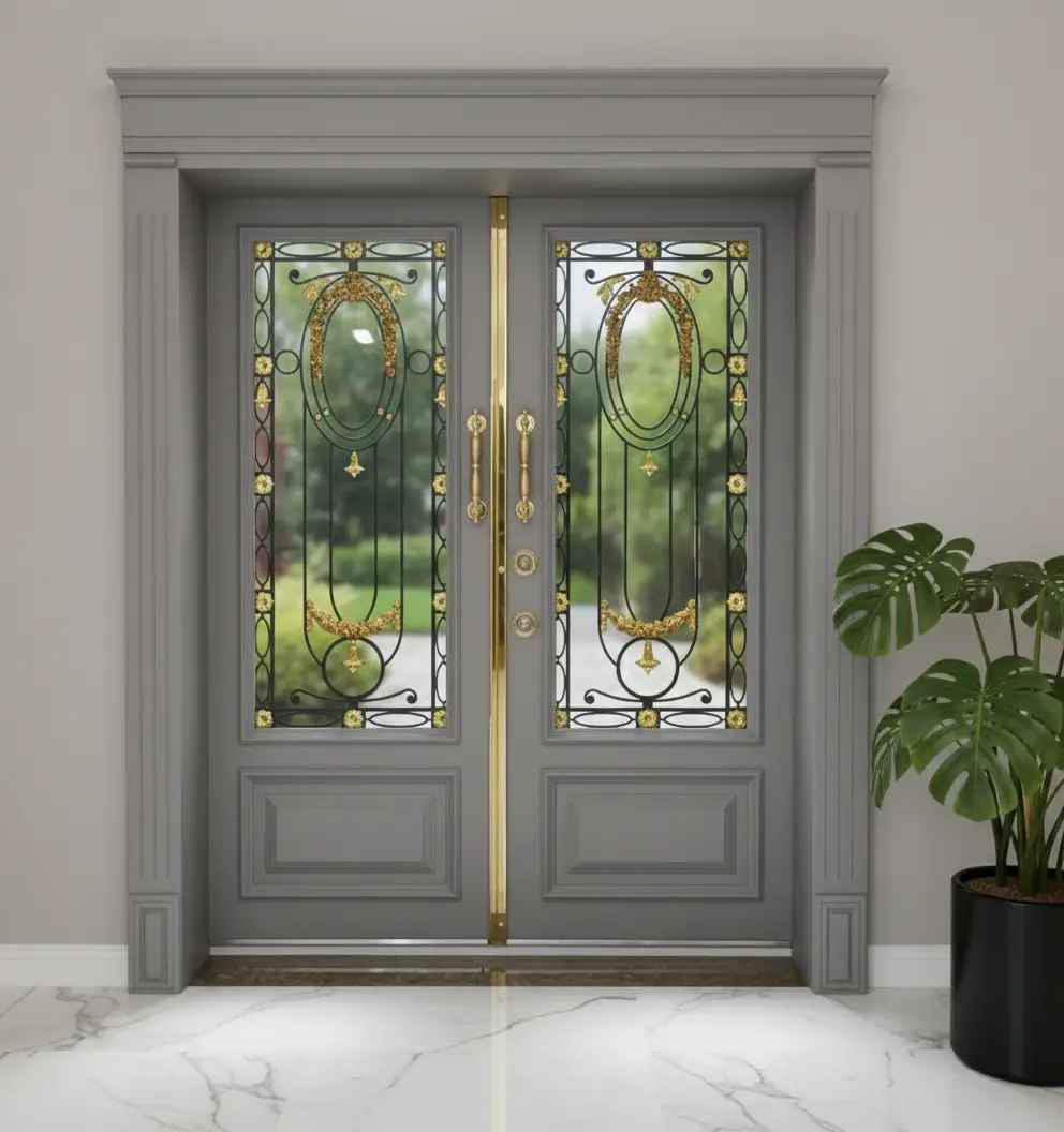 Ferforje Villa Kapısı Çelik Kapı 352 7 Ferforje Villa Kapısı Çelik Kapı 352 - Görsel 5