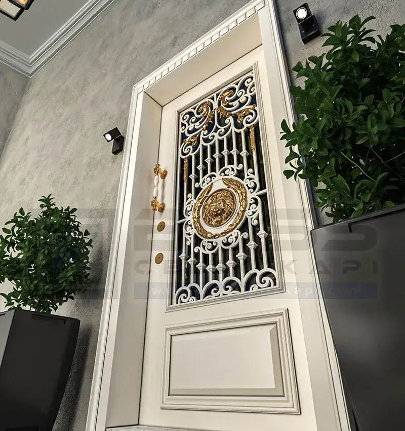 Ferforje Villa Kapısı Karlsruhe