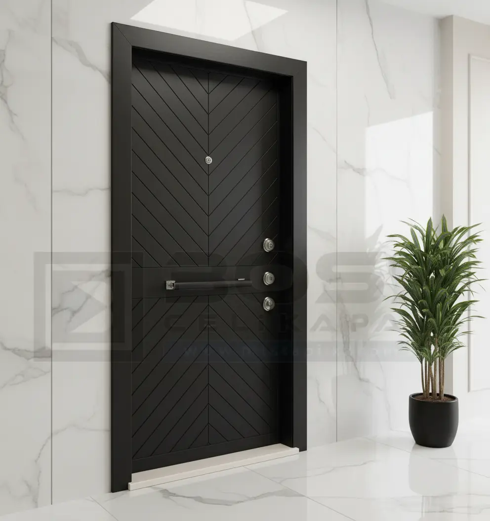 Gri Çelik Kapı Nyx 5 Gri Çelik Kapı Nyx - Görsel 3