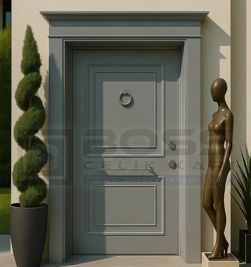 Gri Çelik Kapı Torres