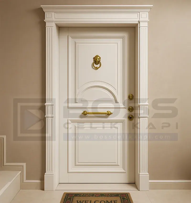 Kırık Beyaz Çelik Kapı Hypnos