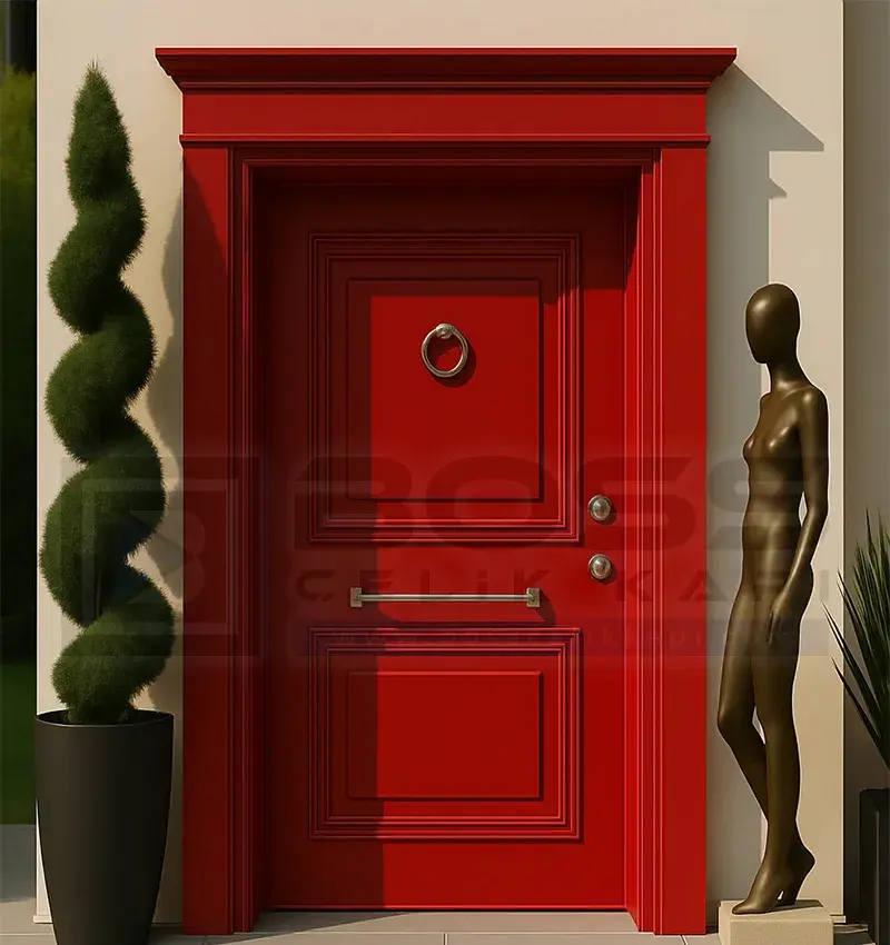 Kırmızı Çelik Kapı Torres