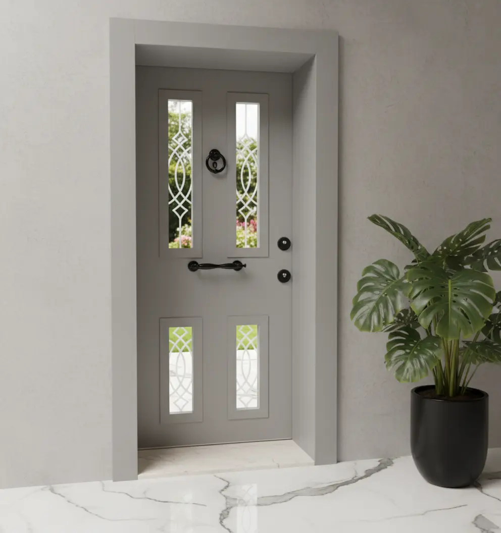Kırmızı Kompakt Villa Kapısı 7 Kırmızı Kompakt Villa Kapısı - Görsel 5