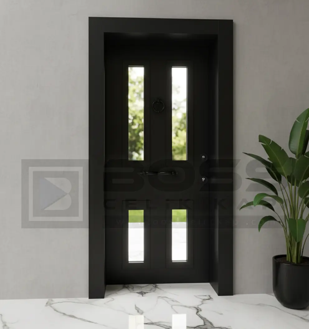 Kırmızı Kompakt Villa Kapısı 6 Kırmızı Kompakt Villa Kapısı - Görsel 4
