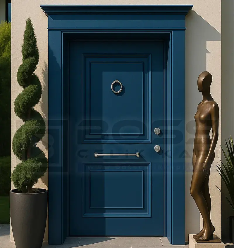 Mavi Çelik Kapı Torres
