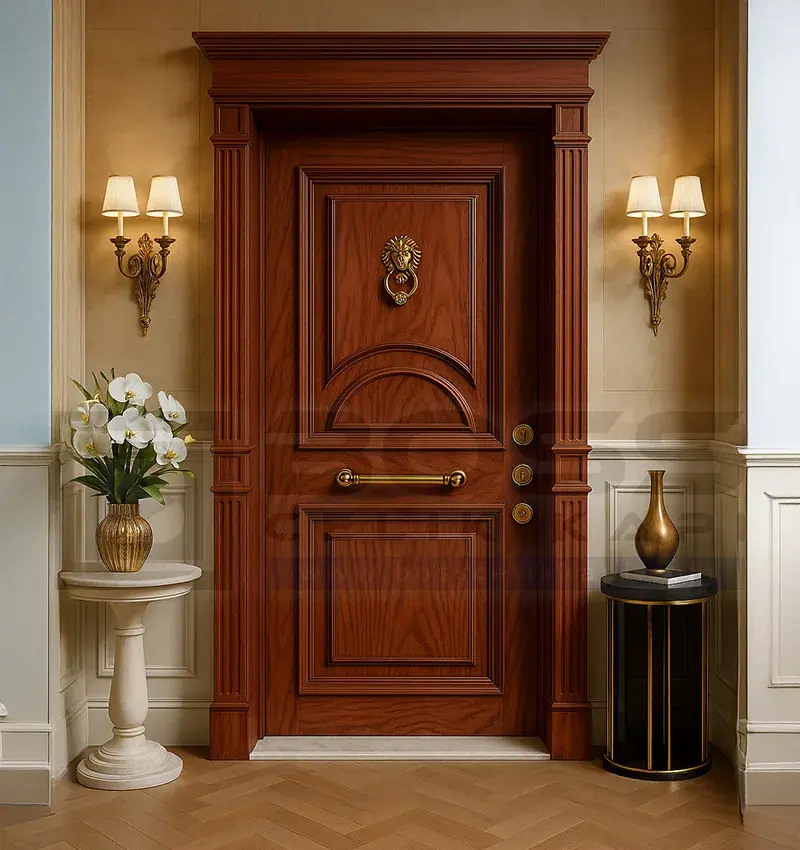 Klasik Ceviz Çelik Kapı Niky